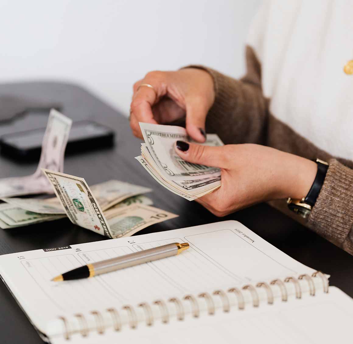 Person Counting Money Person Counting Money